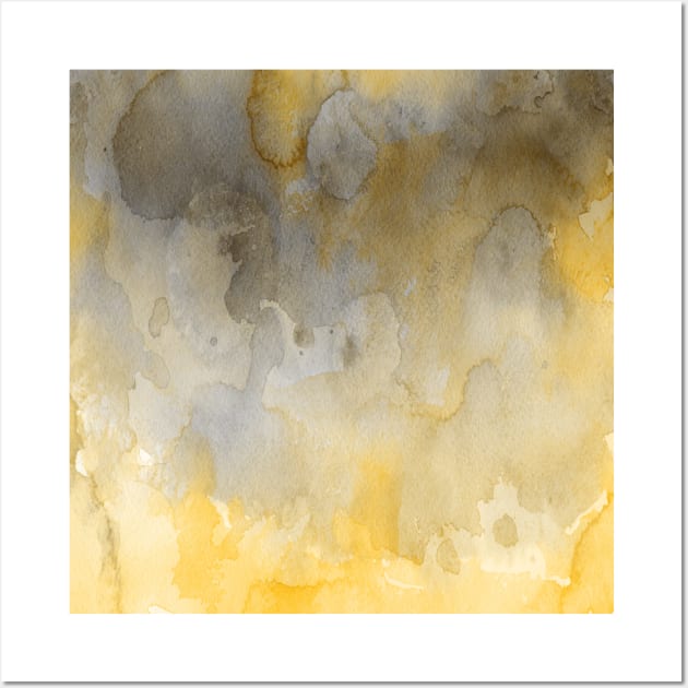 Golden Abstracto Wall Art by NJORDUR